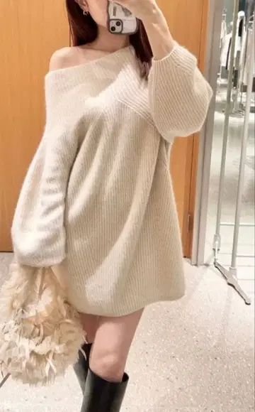 스나이델 원피스 Ivory