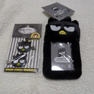 산리오 바츠마루 보아 원단 트레이딩 카드용 홀더 앞머리 클립