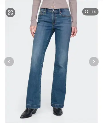 GAP 로우라이즈 롱&린 데님 사이즈 25 택 포함 새상품