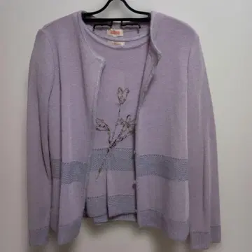 가디건과 반팔 스웨터 앙상블 38 택 포함 새상품