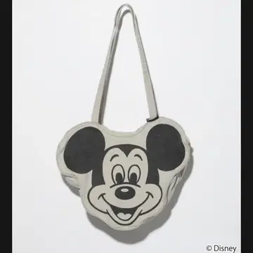 WCJ 미키 페이스 토트백 그레이