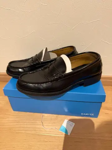 HARUTA 하루타 블랙 로퍼 박스 포함