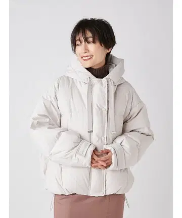 FRAY I.D 후드 다운 자켓 0 사이즈