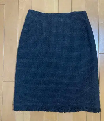 그레이스 콘티넨탈 트위드 스커트 블랙