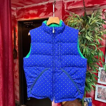 MACKDADDY snowman down vest 'Blue'