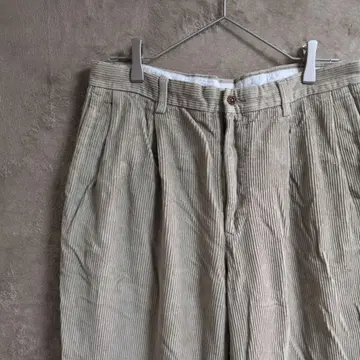 90s~ NAUTICA 노티카 굵은 폭 코듀로이 팬츠 2턱