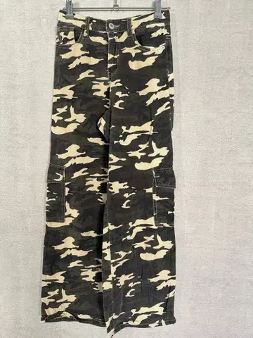 카모플라쥬 코튼 카고 팬츠