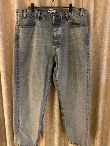 CAHLUMN 데님 팬츠 XXL 라이트 블루