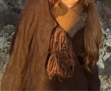 TINA:JOJUN 머플러 브라운