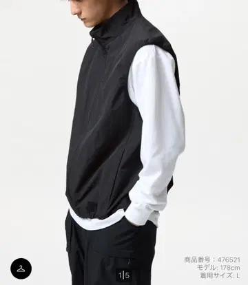 [ 완판템 ] UNIQLO 윈드프루프 베스트 / BLK / XL