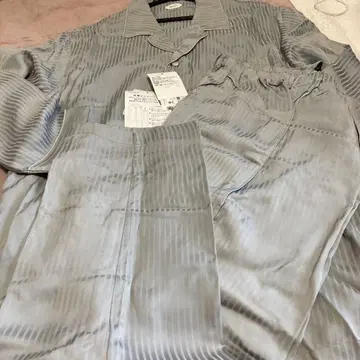 새상품 와코루 수면과학 긴팔 파자마 L 사이즈 큐프라 100%