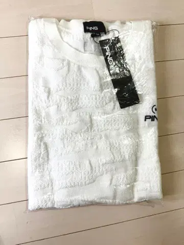 PING 화이트 스웨터 LL 사이즈