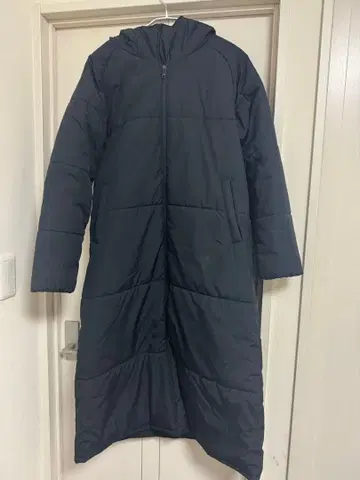 언더 아머 블랙 롱 코트 XL