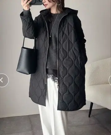 엠마 테일러 퀼팅 롱 코트 38