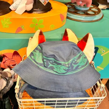 상하이 디즈니랜드 주토피아2 닉 모자 팬캡 버킷햇