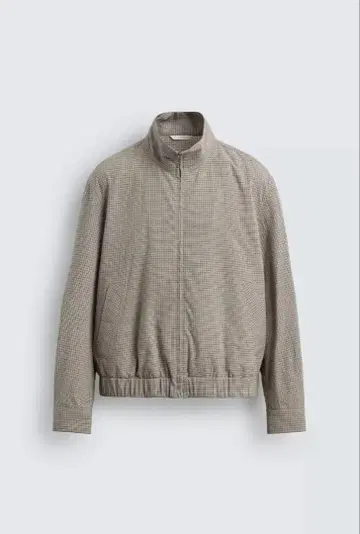 체크 무늬 텍스처 소재 자켓