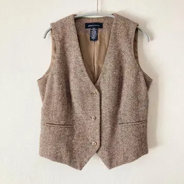 새상품급 MODA INTERNATIONAL 트위드 베스트
