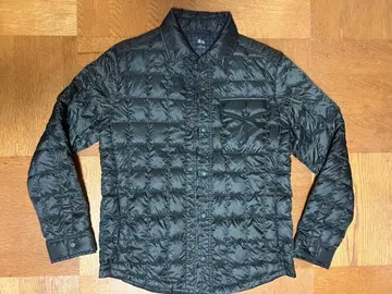 [ 새상품급 ] UNIQLO 셔츠 다운 자켓 짙은 그린 M, 상태 좋음