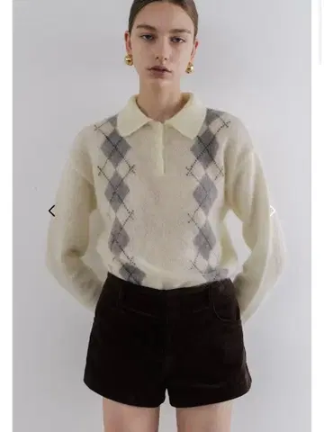 THE TOE Marien Argyle Knit