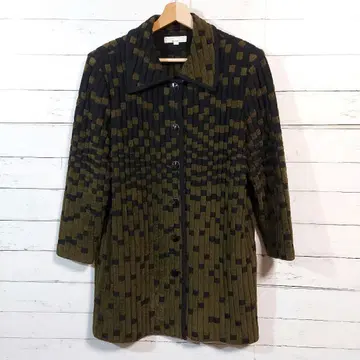 롱 코트 패턴 여성용 어깨 패드 일본제 빈티지 쇼와 레트로