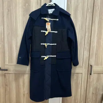 Tobila 네이비 롱 더플 코트 M 여성용 새상품 택 포함