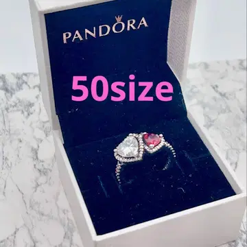 PANDORA 반지 45 더블 하트