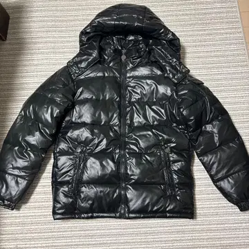 drip 반질반질 다운 블랙