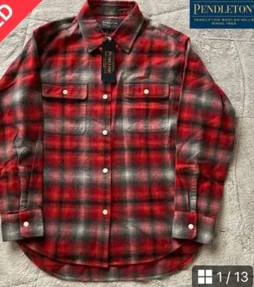 PENDLETON 체크 무늬 플란넬 셔츠