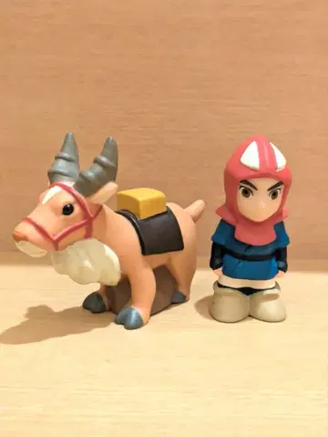 지브리 모노노케 히메 손가락 인형 아시타카 야크루 소프트 비닐 피규어