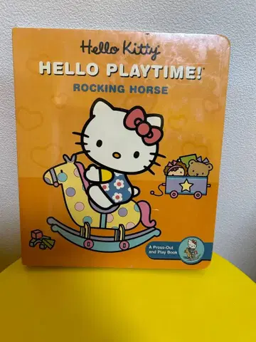 레트로 헬로키티 락킹 호스 조립 인형 미개봉품 산리오