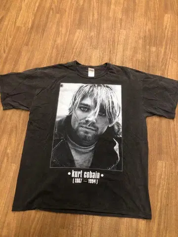 커트 코베인 y2k nirvana 셔츠 XL