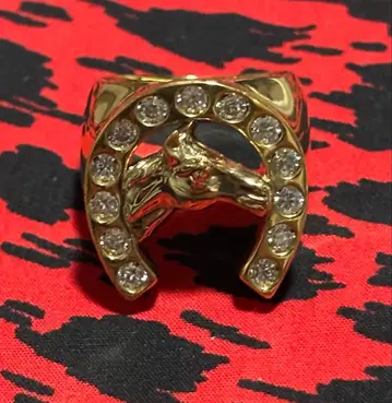 The king 호스슈 반지 로카빌리 50's 엘비스 프레슬리