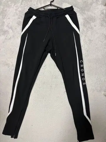 CRONOS 블랙 조거 팬츠 M 사이즈