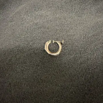 가르니 실버 후프 귀찌 (한쪽용)