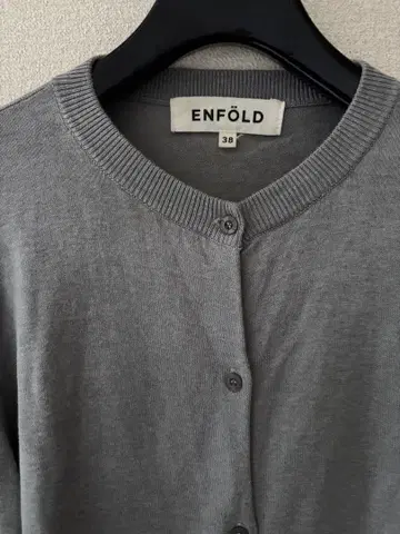 엔폴드 코튼 실크 가디건 38