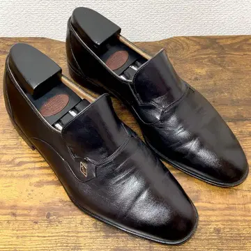 발리 레더 슬립온 블랙 US 6.5E 가죽 신발