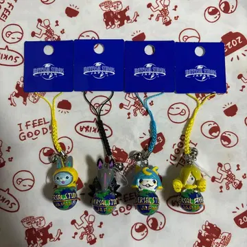 USJ 한정판 요괴워치 스트랩 부시냥 야미큐비 히카리오로치 외