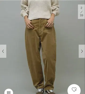 어반 리서치 코듀로이 팬츠 커브 팬츠