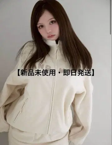 앤드마리 andmary Mary 로고 플리스 재킷 F