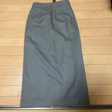 SLOBE IENA 그레이 타이트 롱 스커트