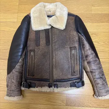 최종 가격 인하 green HYKE B3 무스탕 코트