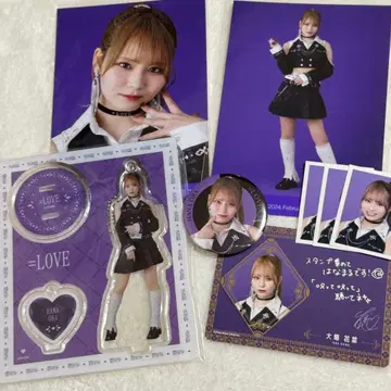 이코럽 오바 하나 아크릴 스탠드  캔뱃지 브로마이드