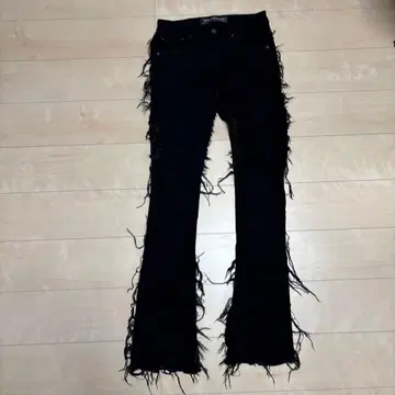 VALABASAS 블랙 플레어 팬츠