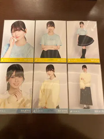 노기자카46 츠츠이 아야메 쿠보 시오리 졸업 콘서트 6종 컴프 브로마이드