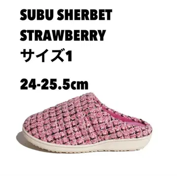 SUBU 셔벗 스트로베리 사이즈 1 24-25.5cm