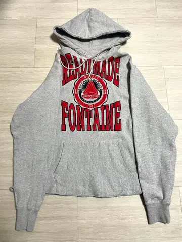 XL 사이즈 READYMADE 레디메이드 후드 맨투맨 그레이