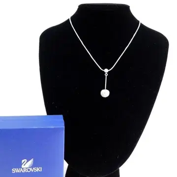 컨디션 최상 SWAROVSKI 스와로브스키 파베 스윙볼 목걸이