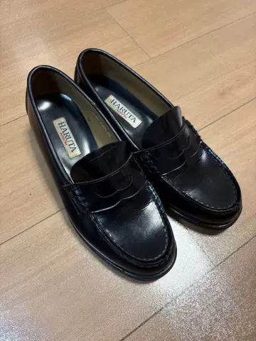 [ 새상품급 ] HARUTA 블랙 로퍼 25 EEE