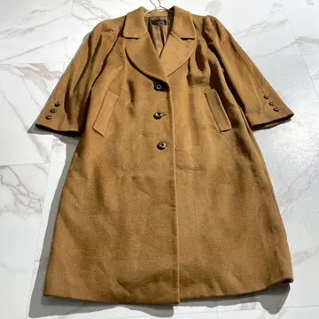 [ 새상품급 ] 레리안 캐시미어 100% 체스터 코트 카멜 13+