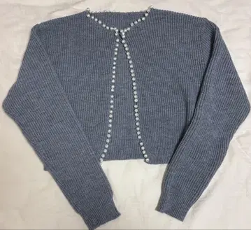 [ 새상품급 ] 페리프 펄 장식 가디건